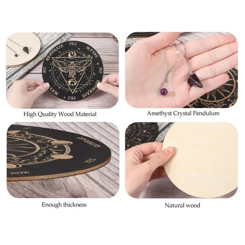 Wooden Pendulum Boards - Witchy wonder