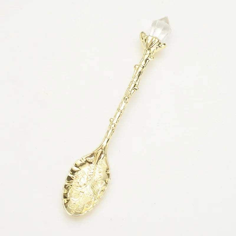 Clear Quartz Crystal Tea Spoons - Witchy wonder