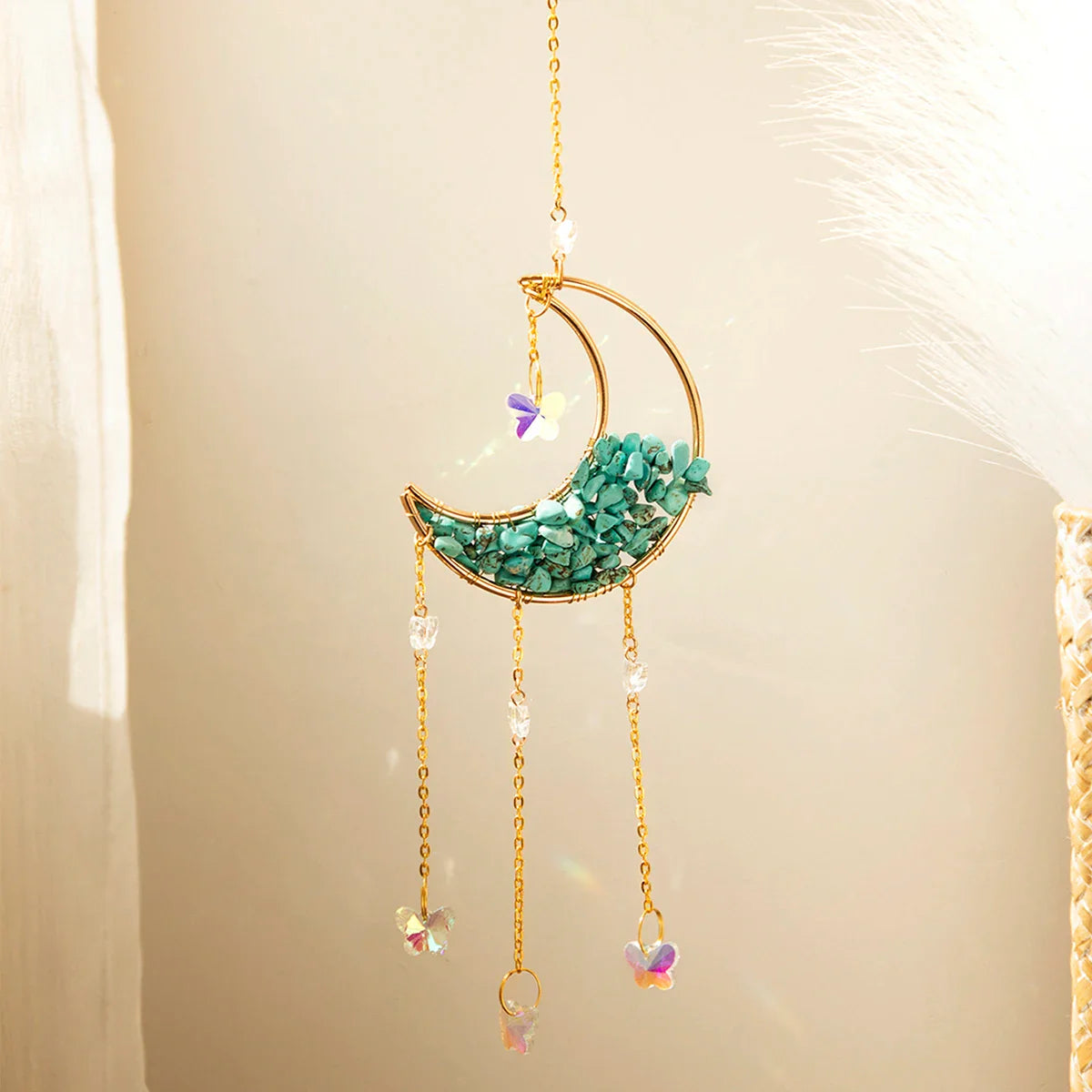 Crystal Moon Suncatchers - Witchy wonder