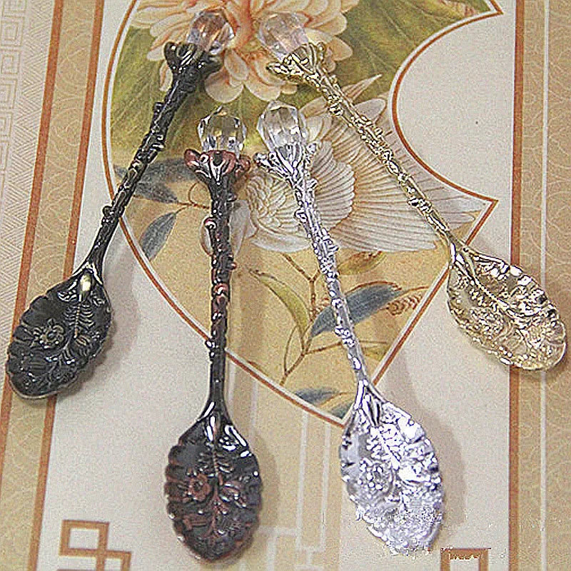 Clear Quartz Crystal Tea Spoons - Witchy wonder