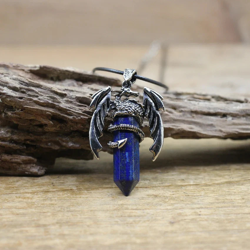 Dragon Crystal Pendant Necklace - Witchy wonder