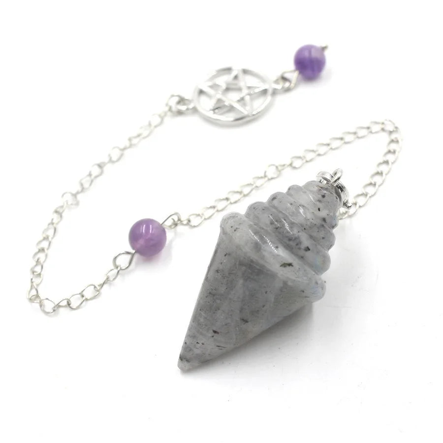 Pentacle Crystal Pendulums - Witchy wonder