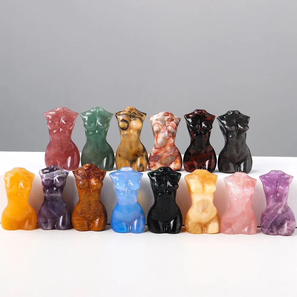 Crystal Female Figurines - Witchy wonder