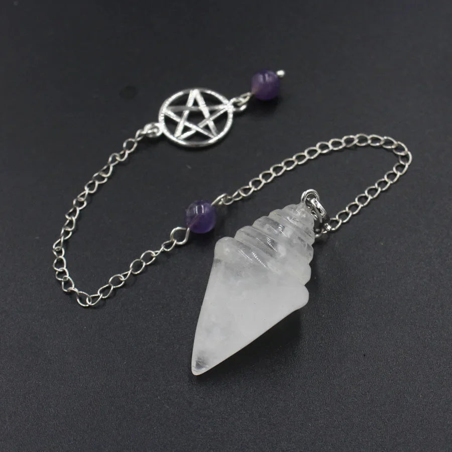 Pentacle Crystal Pendulums - Witchy wonder