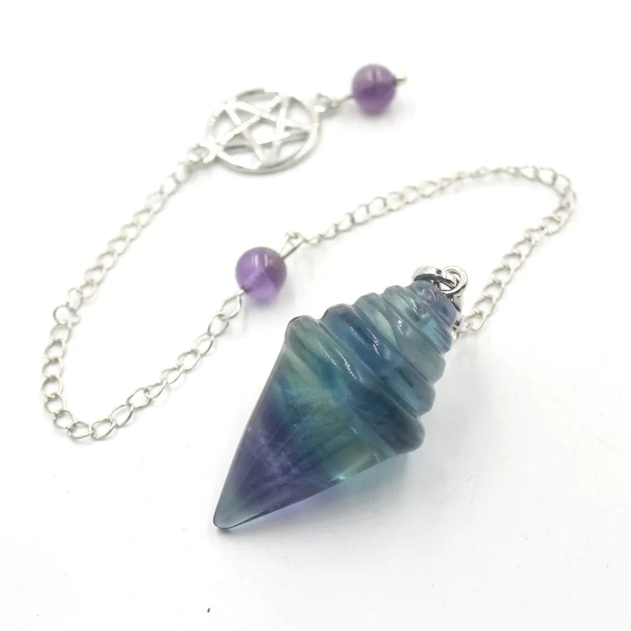 Pentacle Crystal Pendulums - Witchy wonder