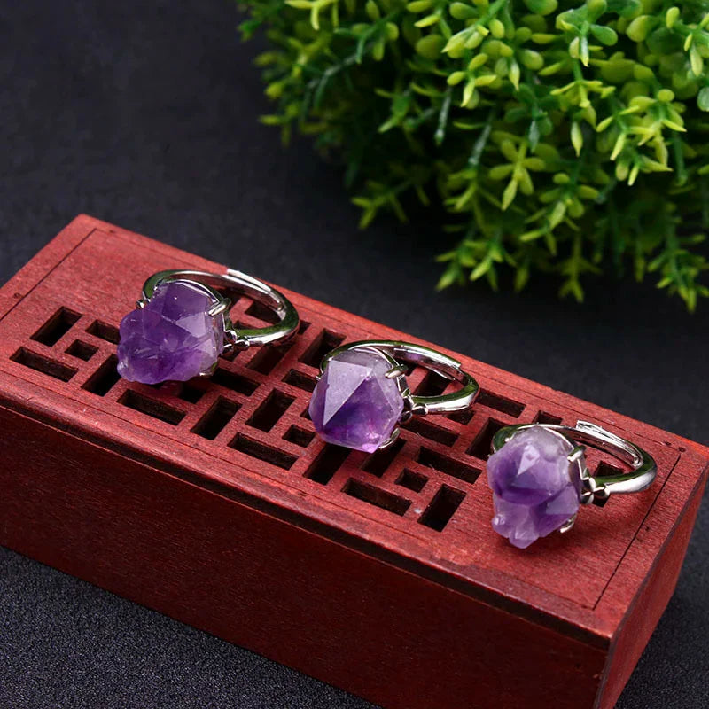Amethyst Cluster Ring - Witchy wonder