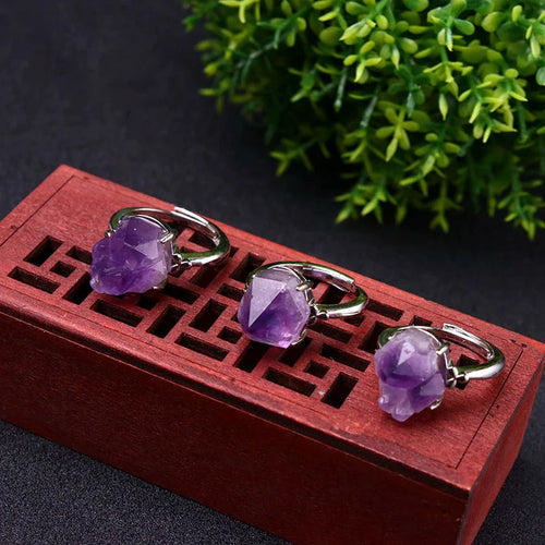 Amethyst Cluster Ring - Witchy wonder