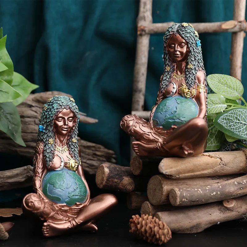 Mother Earth Gaia Statue - Witchy wonder