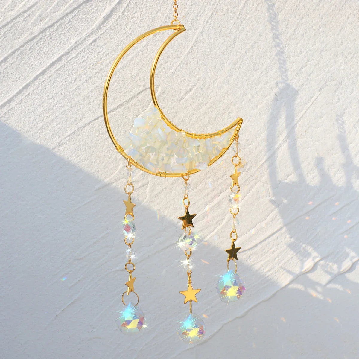 Crystal Moon Suncatchers - Witchy wonder