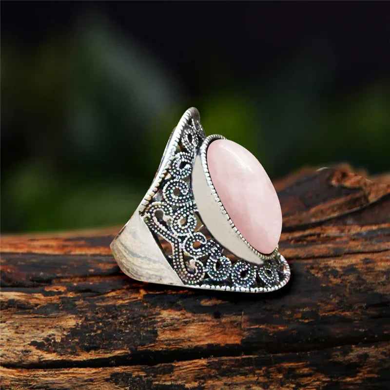 Stone Oval Vintage Design Rings - Witchy wonder