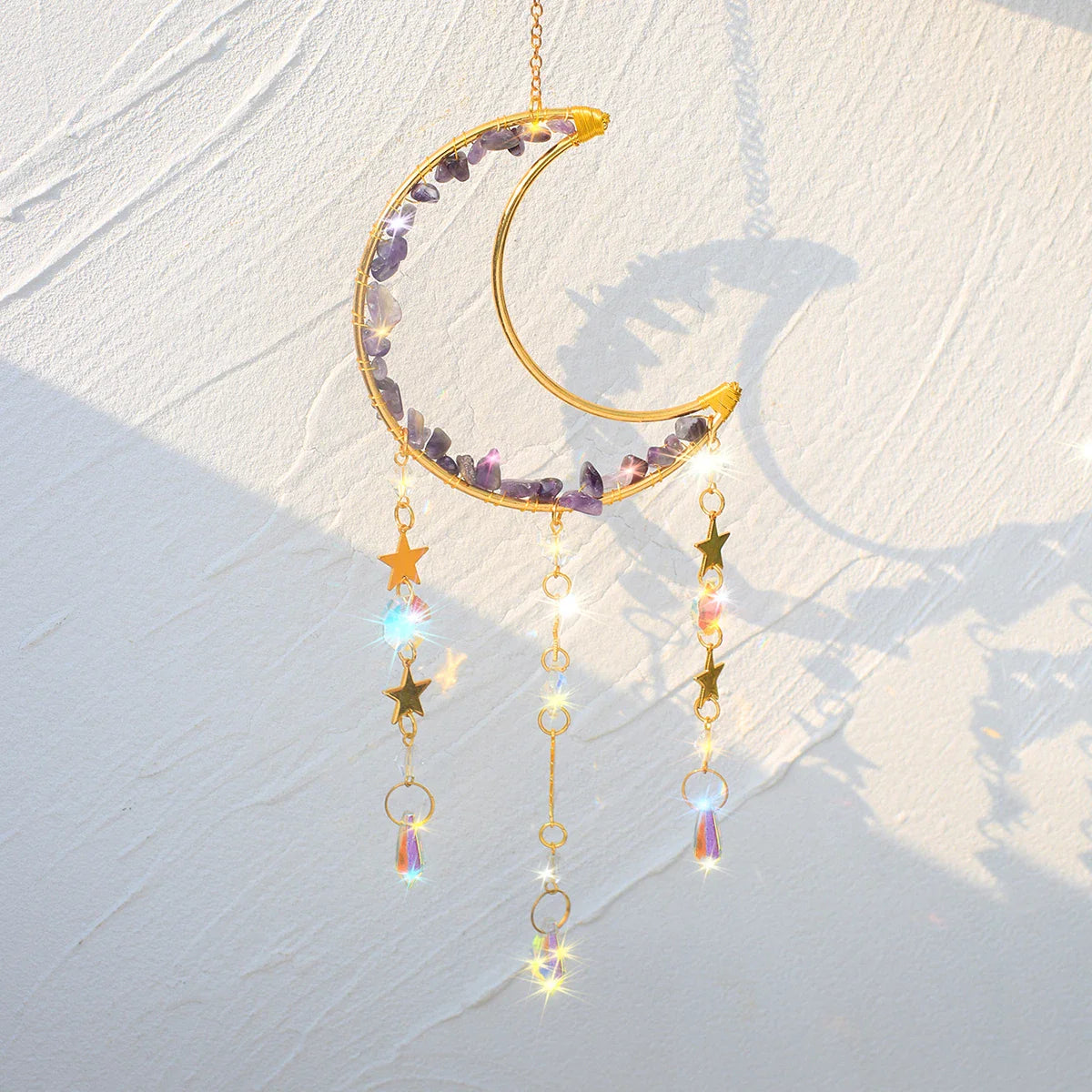 Crystal Moon Suncatchers - Witchy wonder