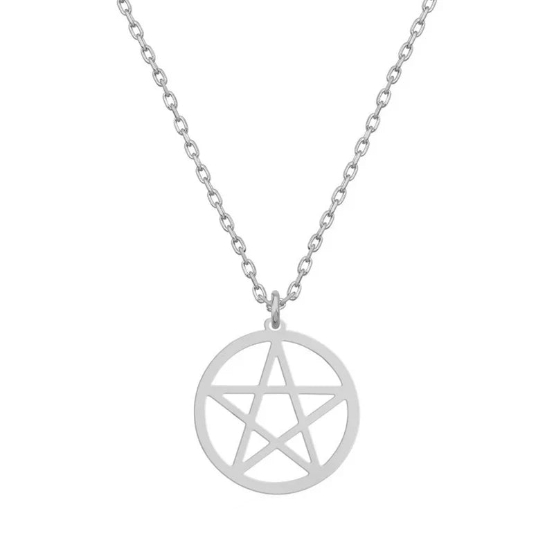Pentacle Chain Necklace - Witchy wonder