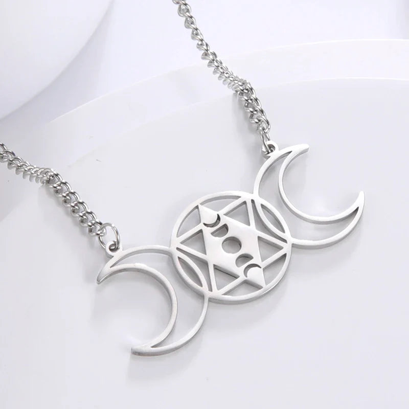 Pentacle Symbols Necklace - Witchy wonder