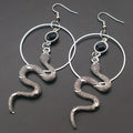 Snake Hoop Earrings - Witchy wonder