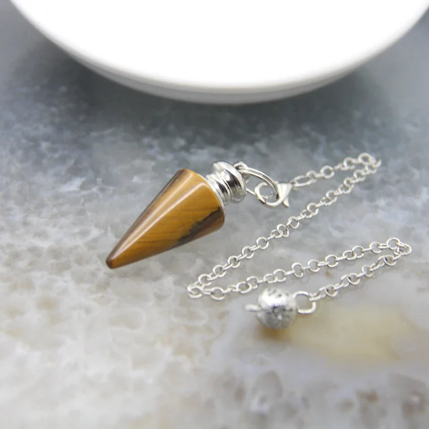 Silver Crystal Pendulums - Witchy wonder