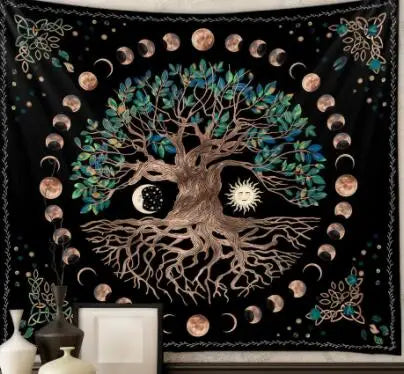 Tree Of Life Tapestries - Witchy wonder
