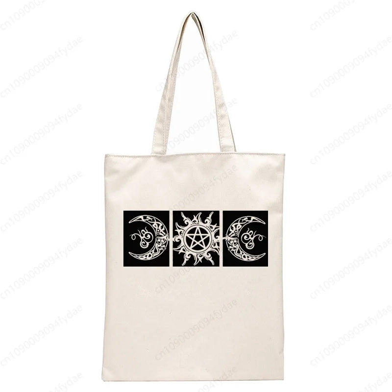 White Witch Tote Bags - Witchy wonder