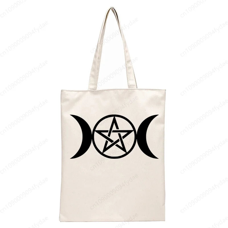 White Witch Tote Bags - Witchy wonder