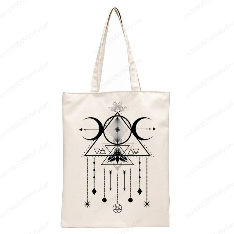 White Witch Tote Bags - Witchy wonder