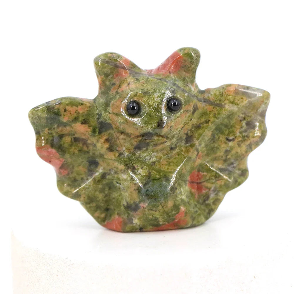 Crystal Bat Statues - Witchy wonder
