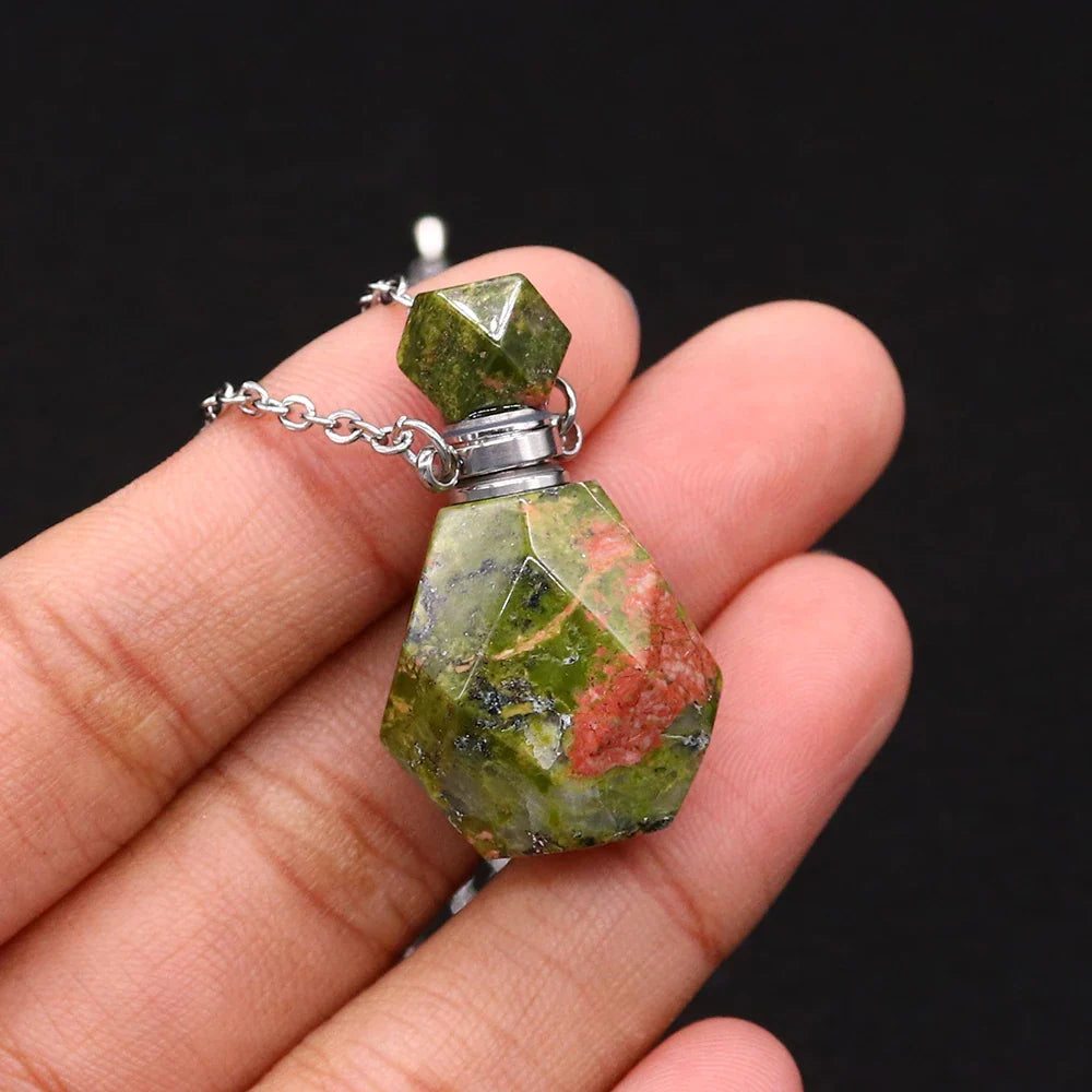Crystal Potion Bottle Necklaces - Witchy wonder
