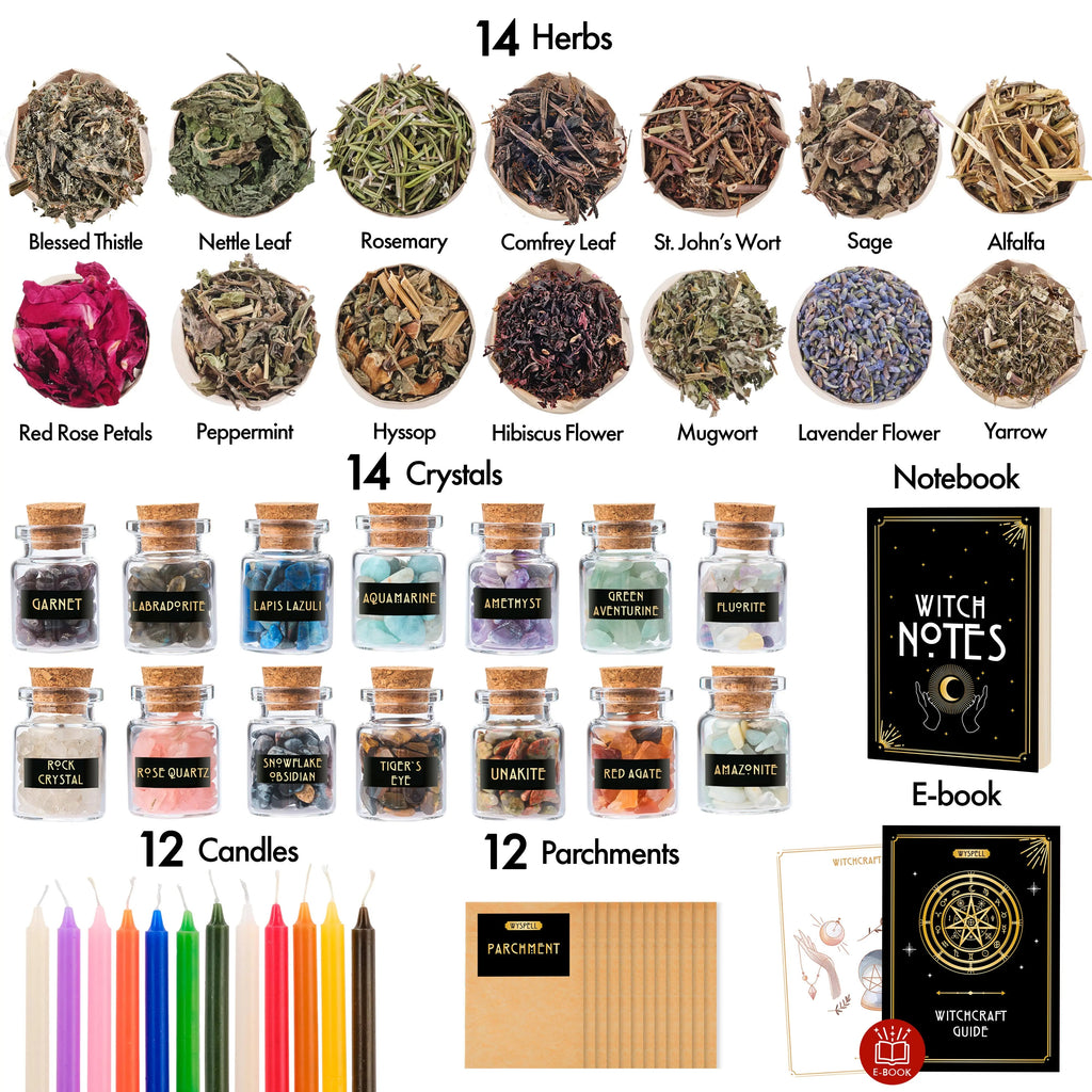 54 PCS Witchcraft Kit - Witchy wonder
