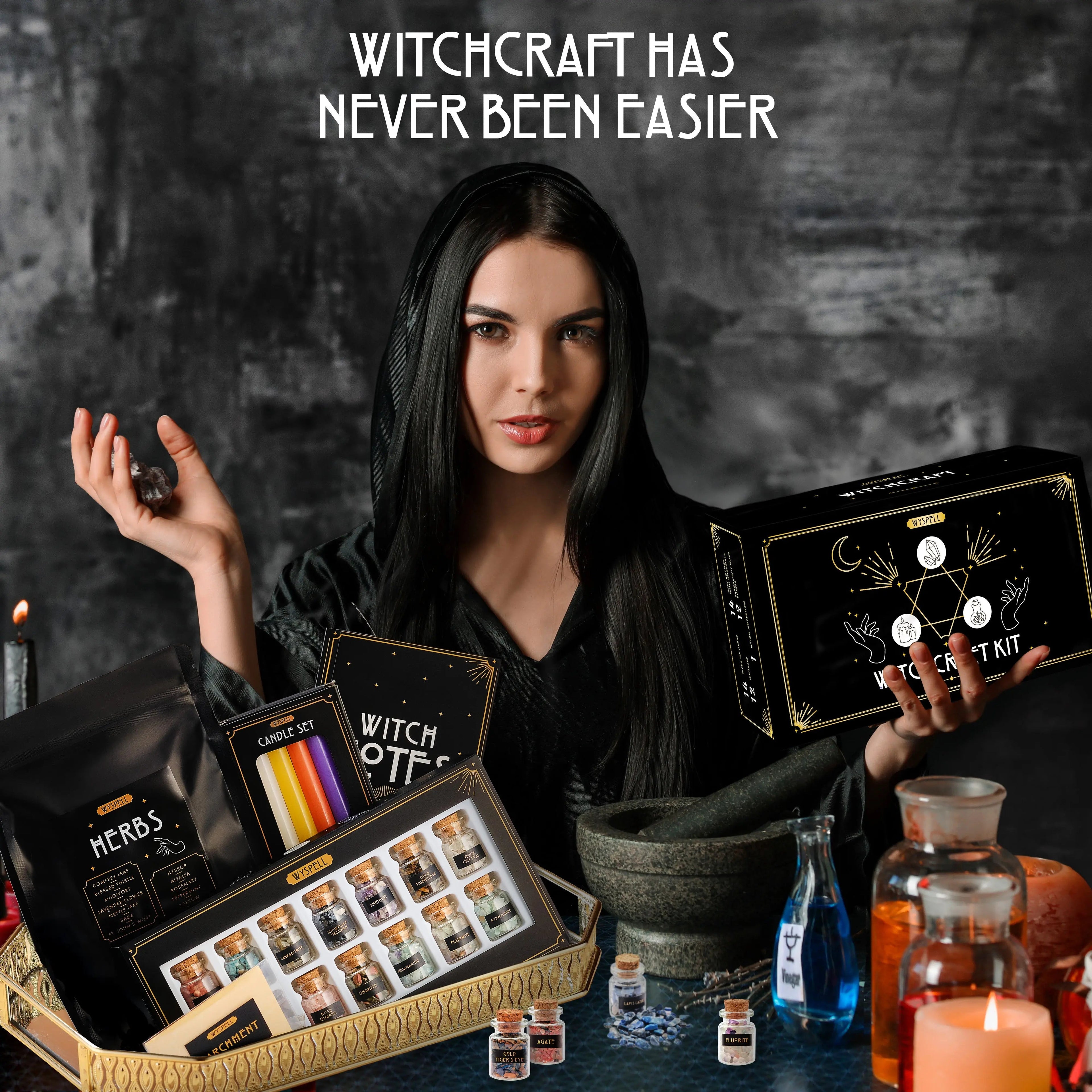 54 PCS Witchcraft Kit - Witchy wonder