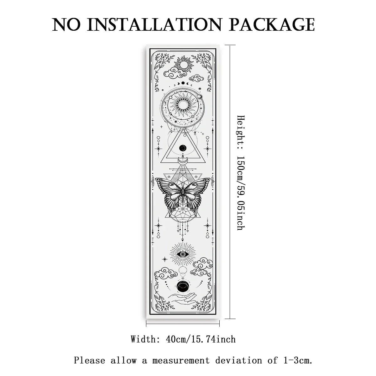 Witchy Sun & Moon Banner Tapestry - Witchy wonder