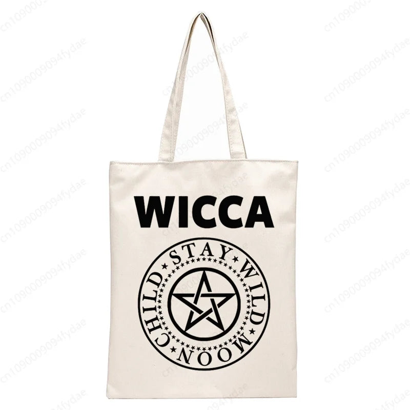 White Witch Tote Bags - Witchy wonder