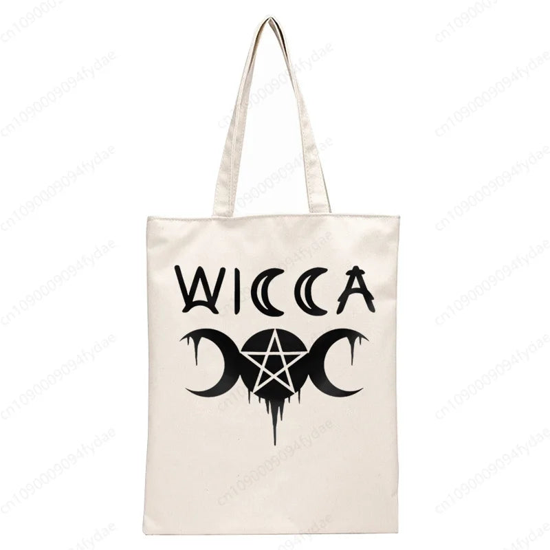 White Witch Tote Bags - Witchy wonder
