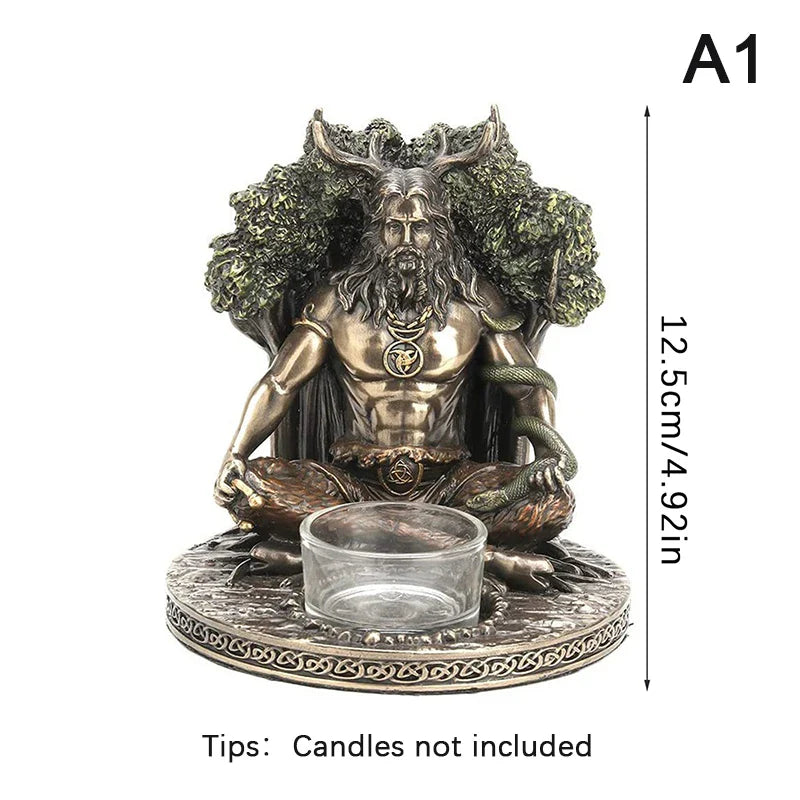 Celtic God & Goddess Candle Holder - Witchy wonder