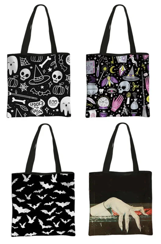 Witchy Gothic Tote Bags - Witchy wonder
