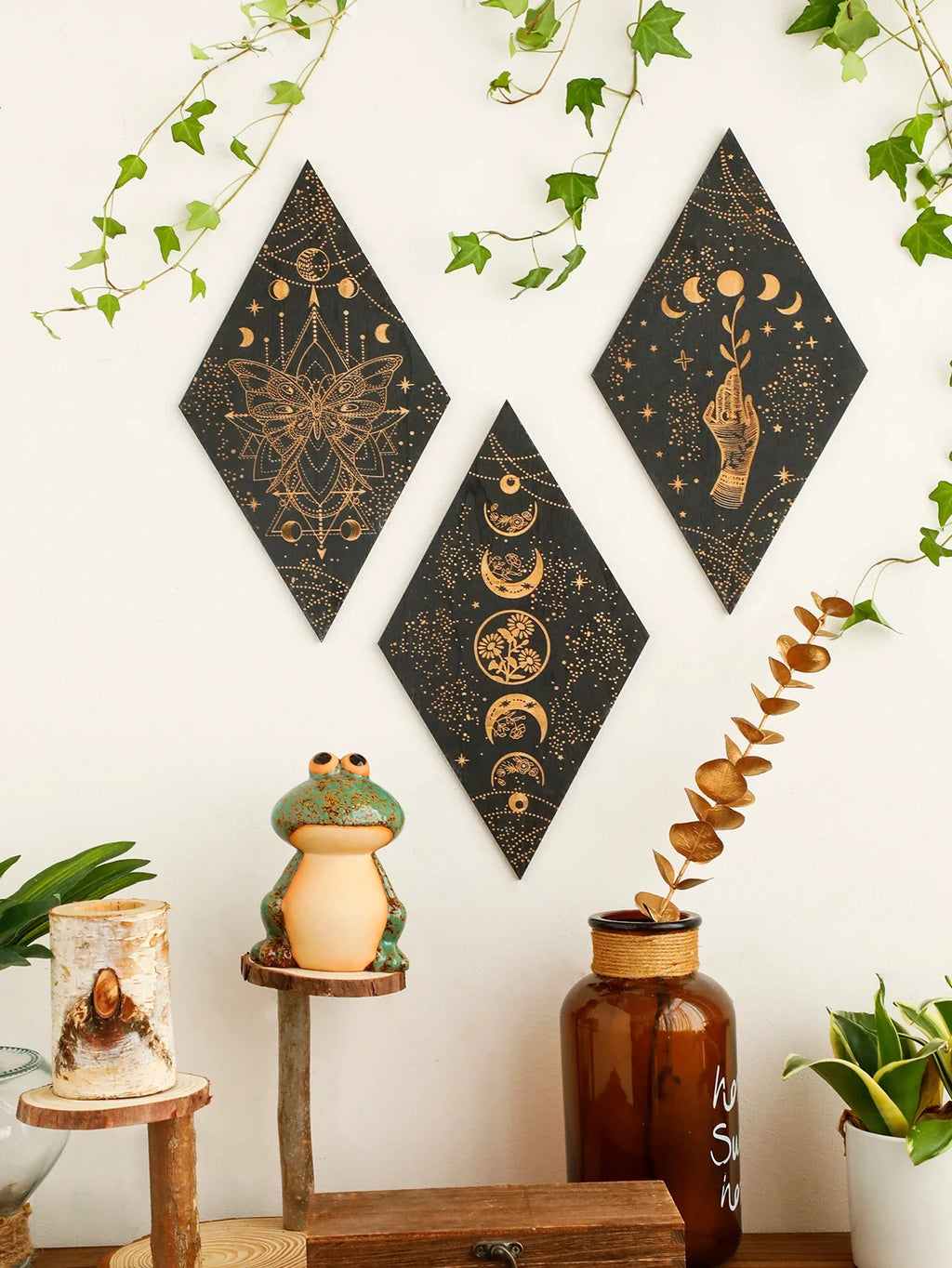 Moon Phase Wall Plaques - Witchy wonder