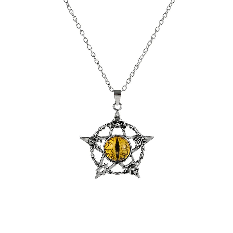 Dragon Eye Pentacle Necklaces - Witchy wonder