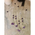 Natural Raw Rose Quartz, Amethyst Quartz Dowsing Pendulum - Witchy wonder