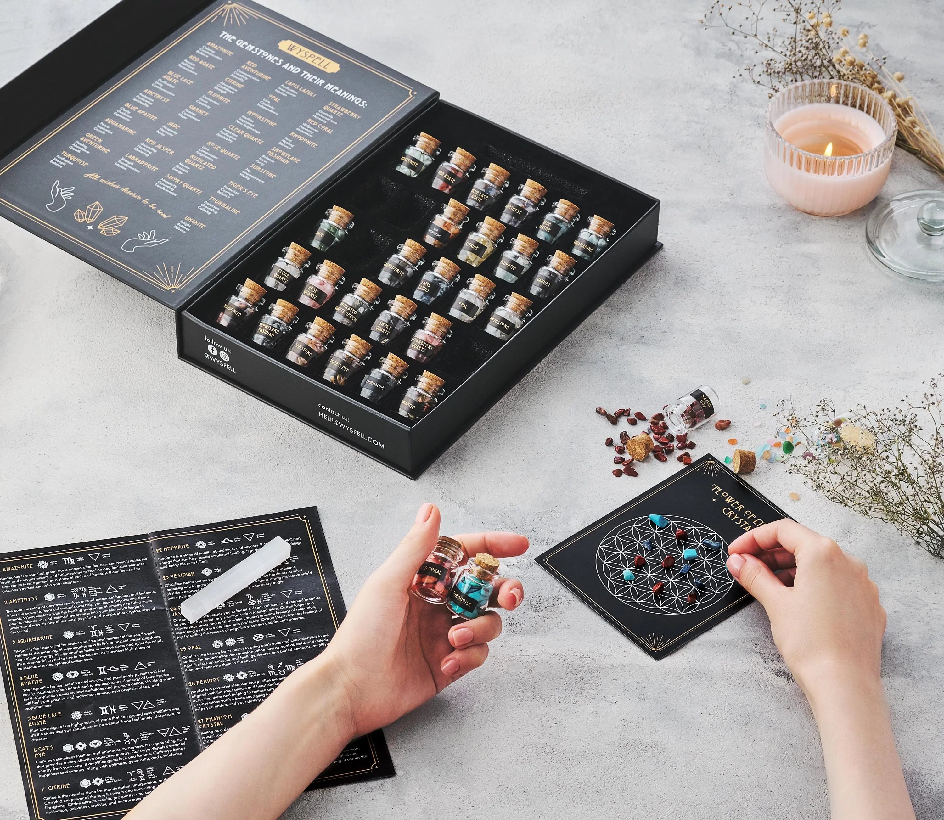 30 PCS Gemstone Kit - Witchy wonder