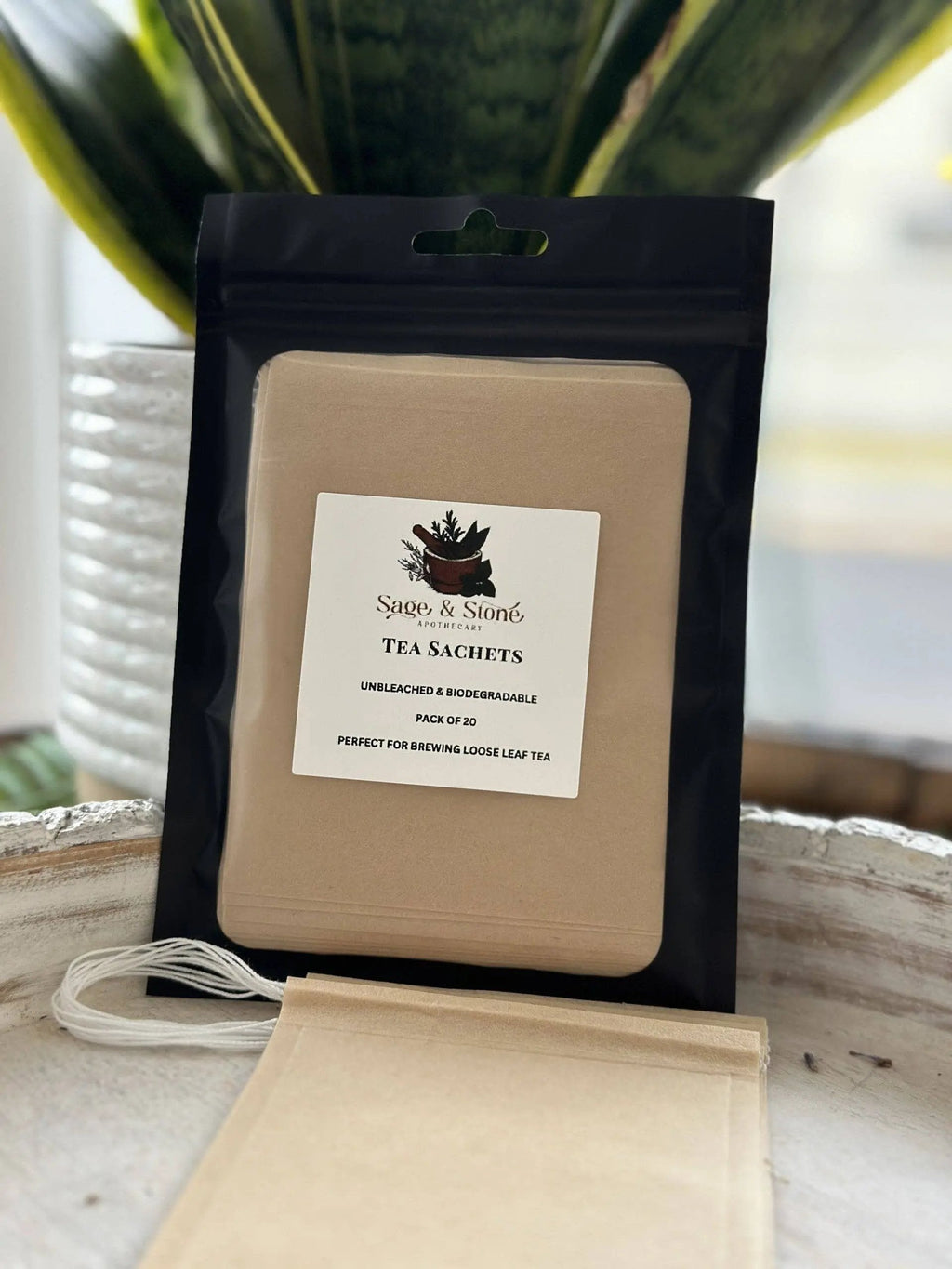 Tea Sachet biodegradable loose leaf tea bags - Witchy wonder