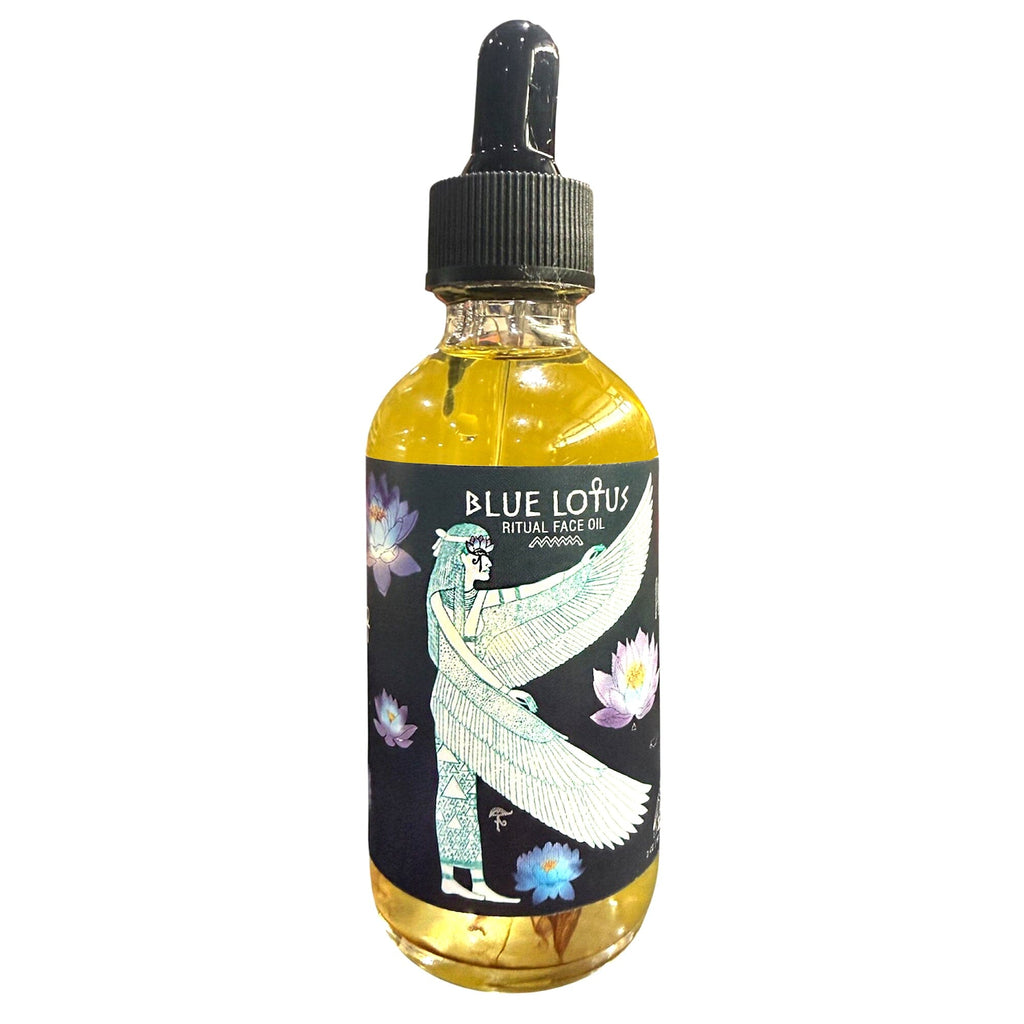 Blue Lotus Ritual Face Oil | Sacred Egyptian Elixir for Glow & Spiritual Awakening 🩵🌿 - Witchy wonder