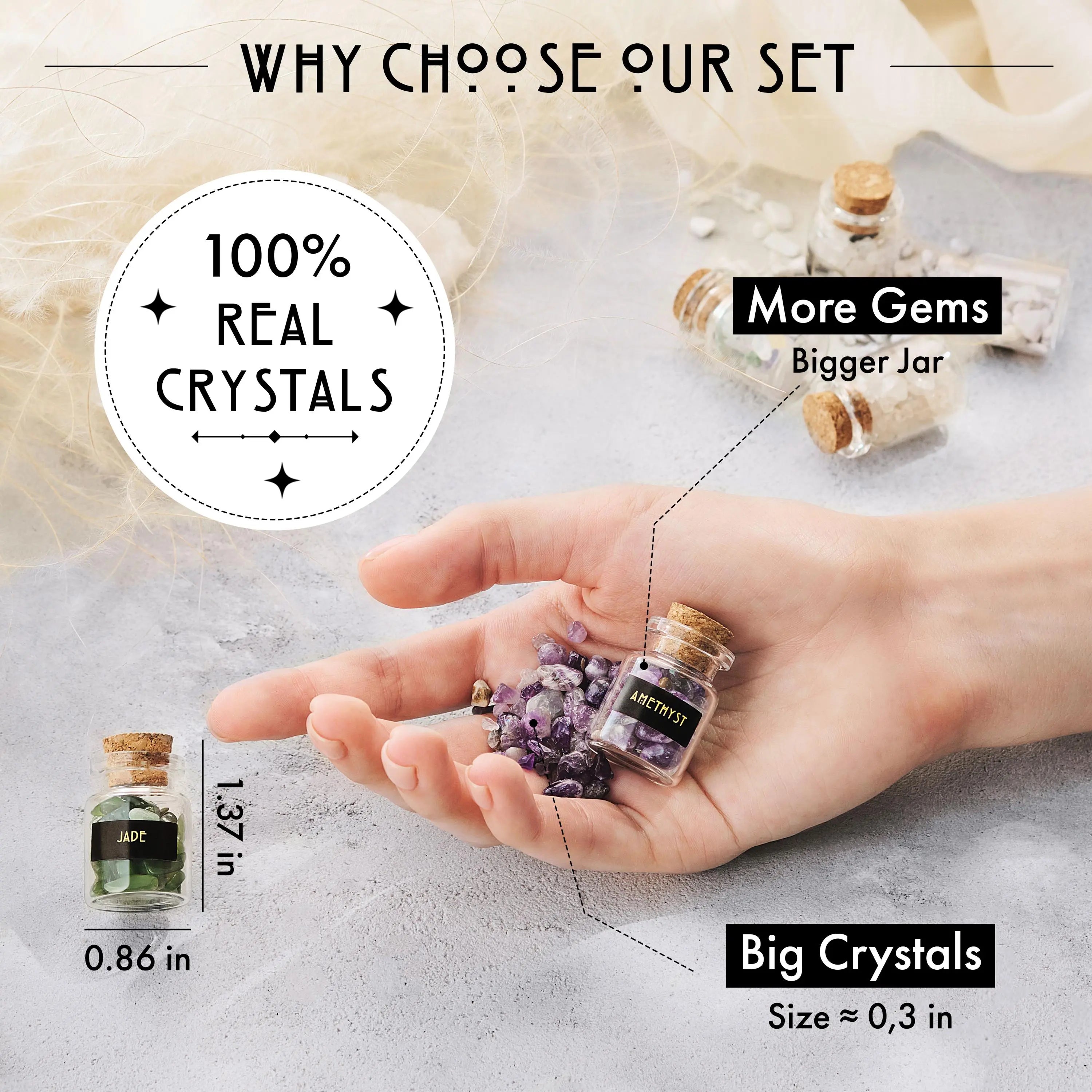 30 PCS Gemstone Kit - Witchy wonder