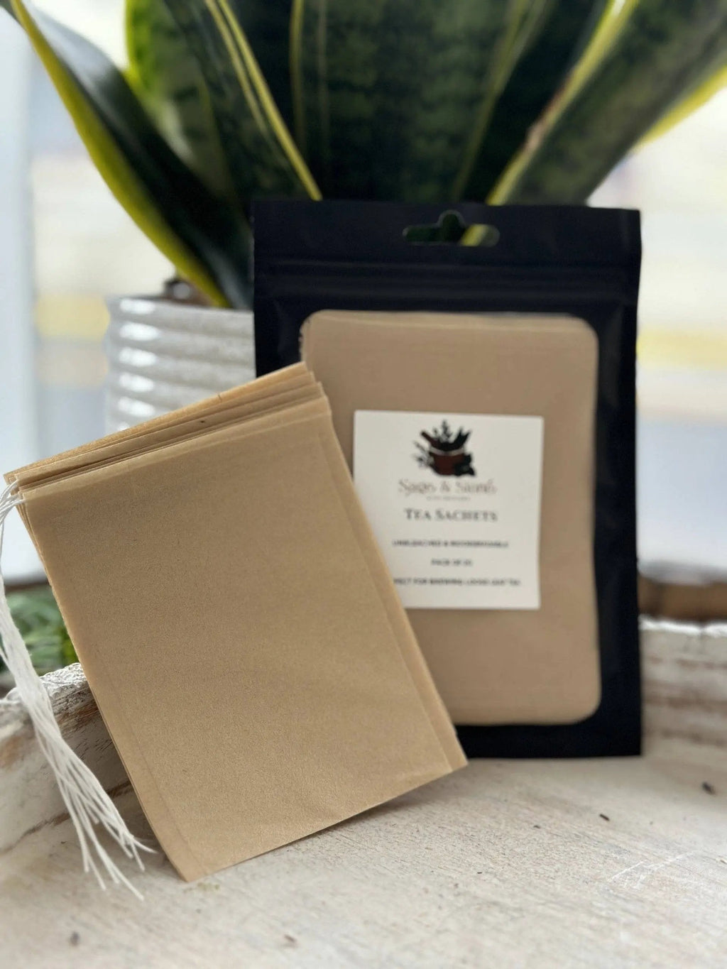 Tea Sachet biodegradable loose leaf tea bags - Witchy wonder