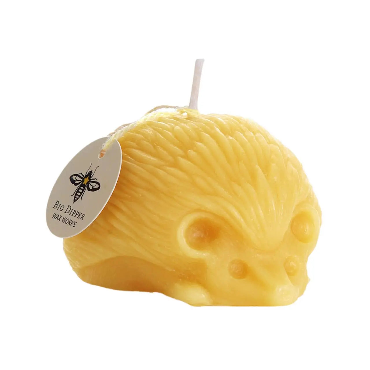 Hedgehog Candle – 100% Pure Beeswax – Handcrafted - Witchy wonder