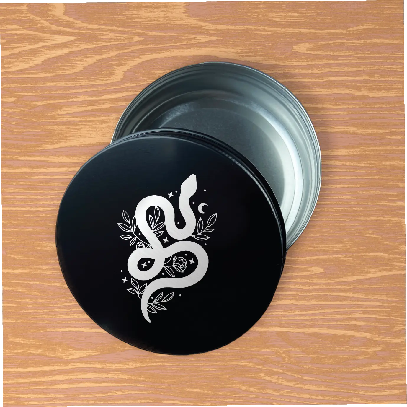 Snake + Star herb stash storage container - Witchy wonder