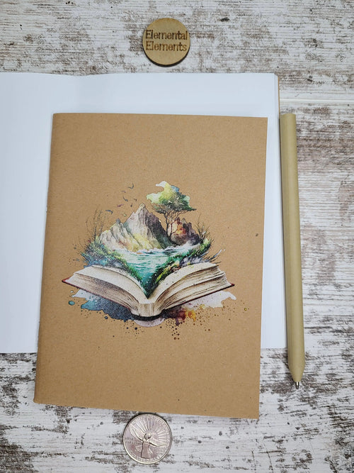 Book Fantasy Island Journal Notebook - Witchy wonder