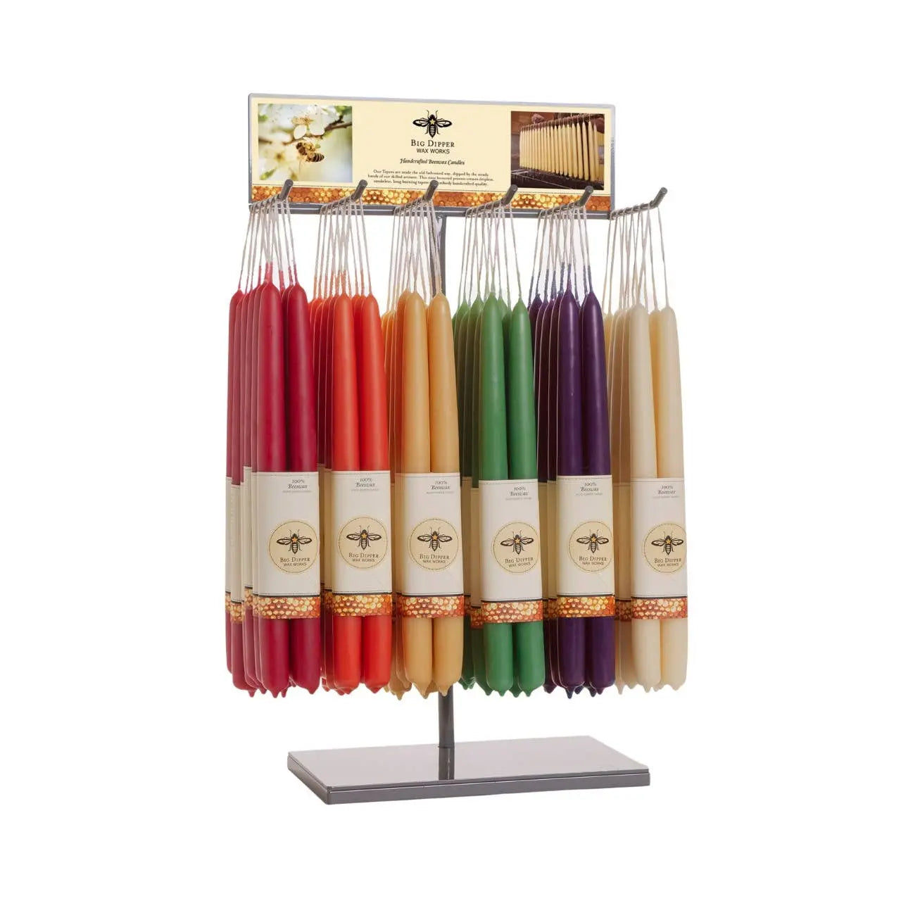 100% Pure Beeswax Tapers - Witchy wonder