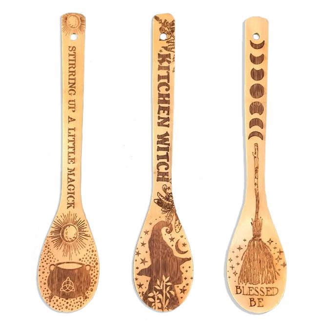 Witchy Bamboo Wooden Spoon - Witchy wonder